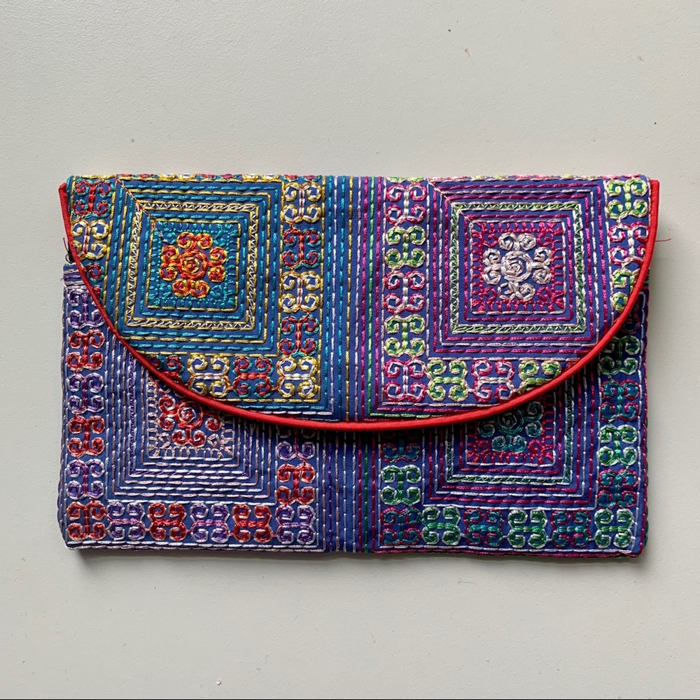 Embroidered Wallet